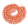 Baking Paint Glass Beads Strands DGLA-N015-10mm-04-2