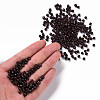 Baking Paint Glass Seed Beads SEED-S003-K18-4