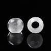 Natural Quartz Crystal European Beads X-G-T092-10mm-24-2