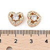 Rack Plating Brass Micro Pave Cubic Zirconia Beads KK-F879-04G-01-3