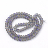 Electroplate Glass Beads Strands EGLA-S141-8mm-03C-2