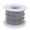 304 Stainless Steel Twisted Chains CHS-A003K-0.6mm-6