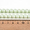 Baking Painted Pearlized Glass Pearl Bead Strands HY-N002-8mm-B02-5