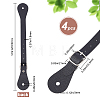 4Pcs PU Leather Spur Straps AJEW-GF0005-27A-2