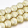 Electroplate Non-magnetic Synthetic Hematite Beads Strands G-T061-181G-1
