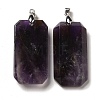 Natural Amethyst Pendants G-H286-05P-05-1