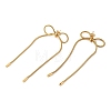 Bowknot 304 Stainless Steel Earrings for Women EJEW-U003-23G-2