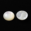 Natural White Shell Cabochons X-SSHEL-M022-01D-2