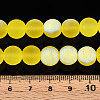 Frosted Transparent Glass Beads Strands GLAA-T032-T10mm-MBB12-4