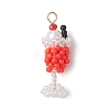 Glass Seed Beaded Pendants PALLOY-MZ01269-01-1