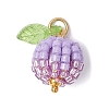 Glass Seed Beaded Berry Fruit Pendants PALLOY-MZ00729-03-1