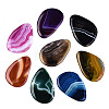 Dyed Natural Brazilian Agate Big Pendants G-T104-16M-2