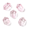 Dyed & Heated Transparent Glass Beads GLAA-F132-01E-1
