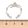 304 Stainless Steel Cuff Open Rings RJEW-Z138-01GP-02-5