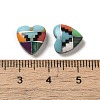 Assembled Synthetic Turquoise & Malachite & Synthetic Mixed Stone Cabochons G-B059-07-3