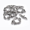 Tibetan Style Alloy Toggle Clasps TIBE-A15304-TAS-NR-2