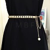 Alloy & Plastic Imitation Pearl Beaded Belly Chains for Women WG270D6-06-1