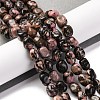 Natural Rhodonite Beads Strands G-G146-A07-01-2