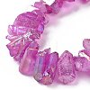 Natural Quartz Crystal Points Beads Strands G-K181-B24-3