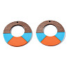 Resin & Walnut Wood Pendants RESI-S389-068A-A04-2