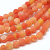 Natural Crackle Agate Beads Strands G-G055-4mm-3-2