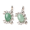 Natural Green Aventurine Pendants G-D469-01P-03-2