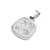 304 Stainless Steel Pendants SA-CBA34D4-03B-P-2