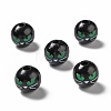 Halloween Spray Painted Wood Beads X1-WOOD-C002-03-1