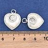 Brass Micro Pave Clear Cubic Zirconia Pendants SH-CBA197E-08S-3
