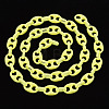 Handmade Opaque Acrylic Coffee Bean Chains LS-CHAC-ZX0001-01I-2