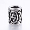 304 Stainless Steel Beads STAS-H460-01AS-24-1