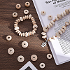 150Pcs 5 Styles Wood Beads WOOD-CA0001-75-4