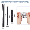 90Pcs 3 Style PE Makeup Brush Protector Reusable Expandable Mesh Cover AJEW-FH0003-18B-2
