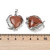 Gemstone Pendants G-Q025-01P-09-2