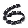 Natural Black Agate Beads Strands G-K359-D05-01-3