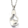 Alloy Resin Pendant Necklaces NJEW-B0003-08P-2