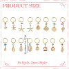 32Pcs 16 Style Alloy Hair Styling Tools OHAR-DR00003-2