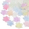 Transparent Crackle Acrylic Beads X-OACR-B031-05-1