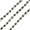 304 Stainless Steel Enamel Twisted Chains STAS-R100-40P-08-1