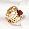 304 Stainless Steel Cuff Open Rings RJEW-F213-03G-4