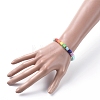 Handmade Polymer Clay Heishi Beads Stretch Bracelets BJEW-JB05160-M-5