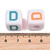 Opaque Acrylic Enamel European Beads AC-ACBA1794-04D-3