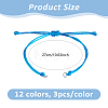 36Pcs 12 Colors Nylon Thread AJEW-DC00028-2