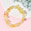 Handmade Lampwork Beads Adjustable Stretch Bracelets for Women BJEW-JB14211-2