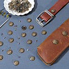 40 Sets Alloy Coin Screw Rivet FIND-PH0060-32AB-4