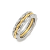 304 Stainless Steel Finger Ring for Women RJEW-A052-01A-GP-4