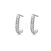 925 Sterling Silver Pave Moissanite Stud Earrings for Women ZZ2573-5