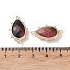 Natural Rhodonite Connector Charms G-G012-05G-12-4