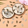 60Pcs 2 Colors Tibetan Style Alloy Pendants FIND-YW0011-27-5