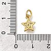 Brass Micro Pave Cubic Zirconia Pendants ZIRC-I070-017G-3